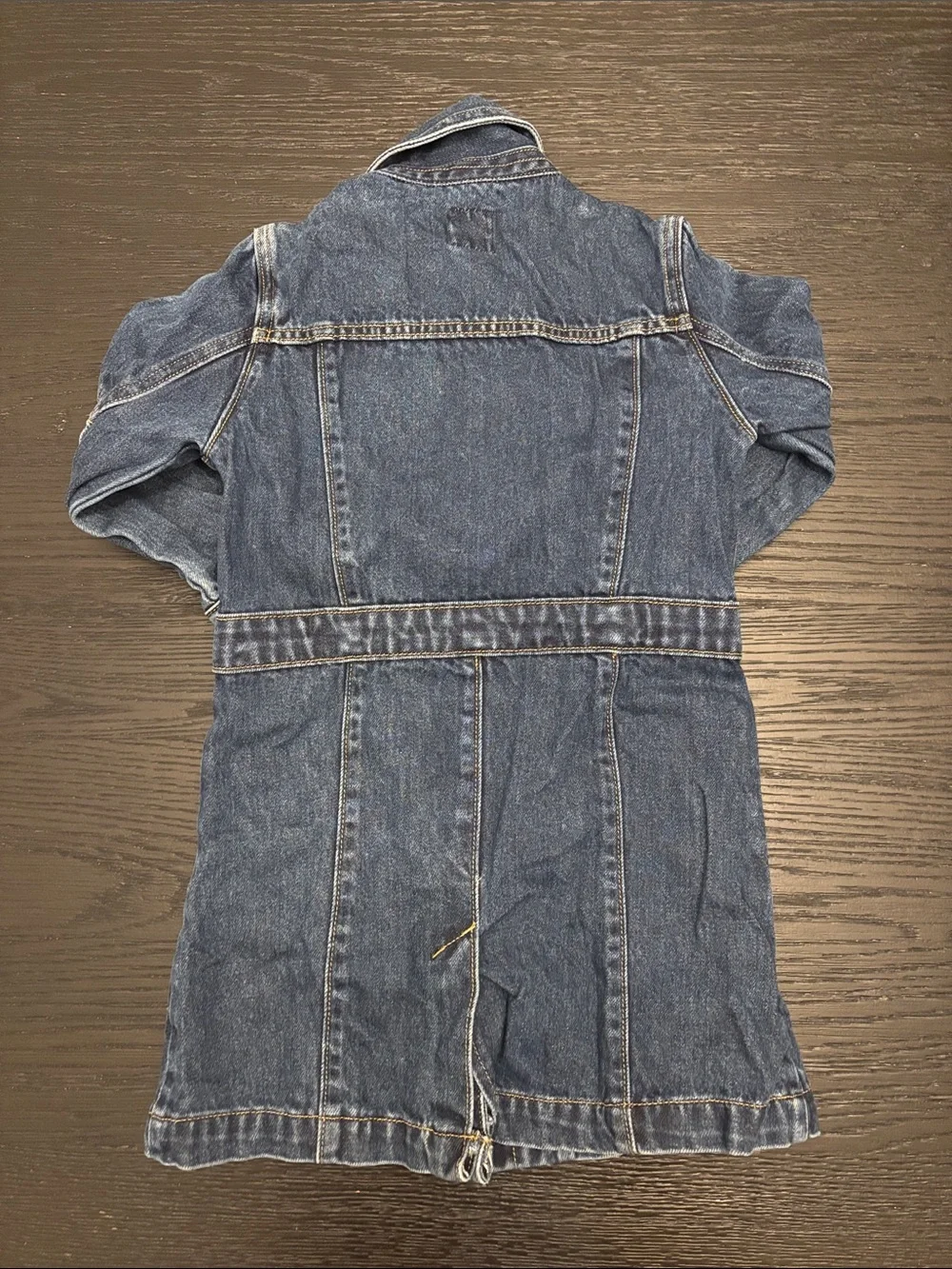 GAP Kids Dark Blue Denim Jacket Dress